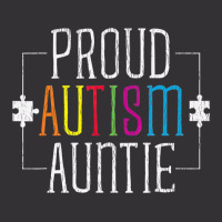 Love Proud Autism Auntie Vintage Hoodie | Artistshot