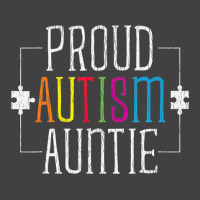 Love Proud Autism Auntie Vintage T-shirt | Artistshot