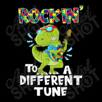 Rockin To A Different Tune Autism Awareness Dinosaur Men's 3/4 Sleeve Pajama Set | Artistshot