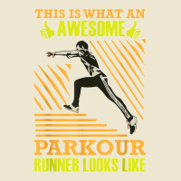 Awesome Parkour Runner Looks Like Free Running Training Jump Cropped Hoodie | Artistshot