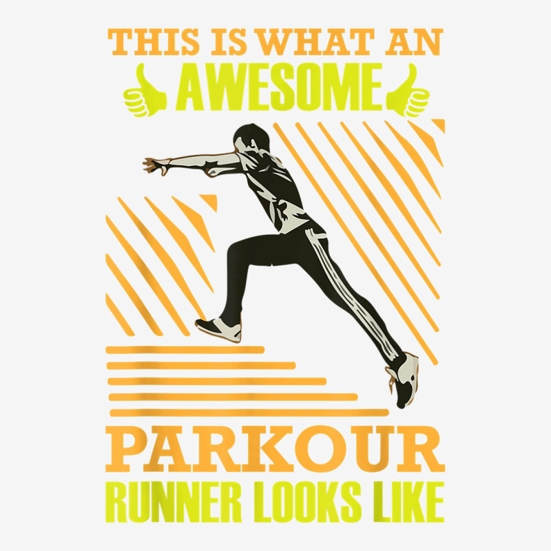 Awesome Parkour Runner Looks Like Free Running Training Jump Scorecard Crop Tee by James William | Artistshot