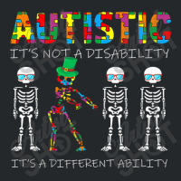 Skeleton Autism Its Not A Disability Autism Awareness Crewneck Sweatshirt | Artistshot