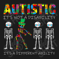 Skeleton Autism Its Not A Disability Autism Awareness Hoodie & Jogger Set | Artistshot