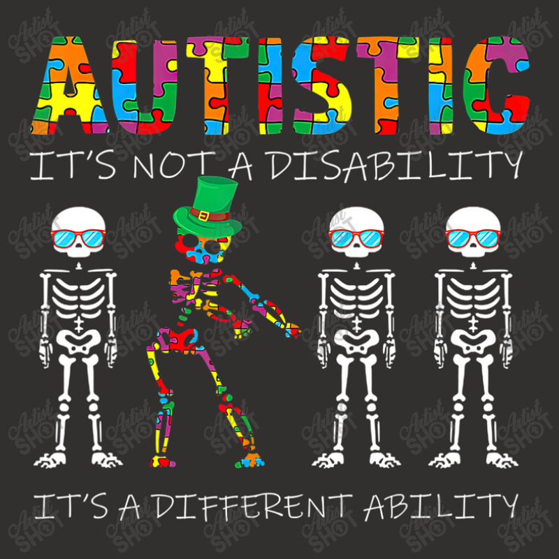 Skeleton Autism Its Not A Disability Autism Awareness Champion Hoodie by LeiThompson | Artistshot