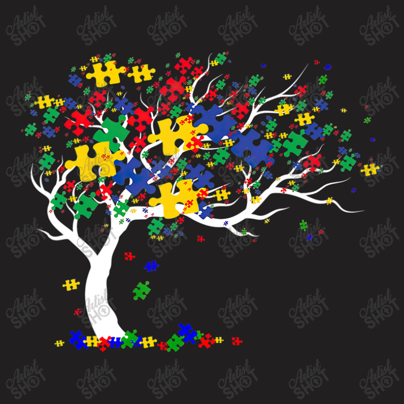 Tree Of Life Autism Awareness Month Asd Supporter T-Shirt by LeiThompson | Artistshot