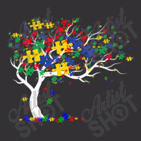 Tree Of Life Autism Awareness Month Asd Supporter Vintage Hoodie And Short Set | Artistshot