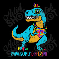 Trex Dino Puzzle Rawrsomely Different Autism Awareness Fleece Short | Artistshot