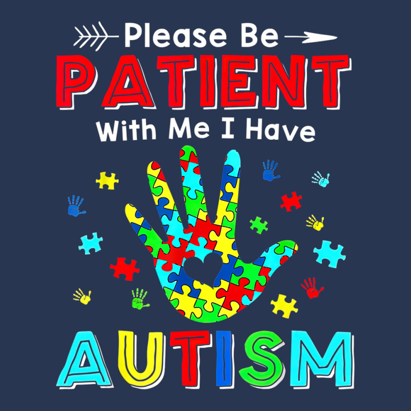 Please Be Patient With Me I Have Autism Men Denim Jacket | Artistshot