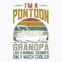 Mens Pontoon Boat Grandpa Men Apparel Fathers Day Boating Captain T Sh T-shirt | Artistshot