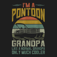 Mens Pontoon Boat Grandpa Men Apparel Fathers Day Boating Captain T Sh Classic T-shirt | Artistshot