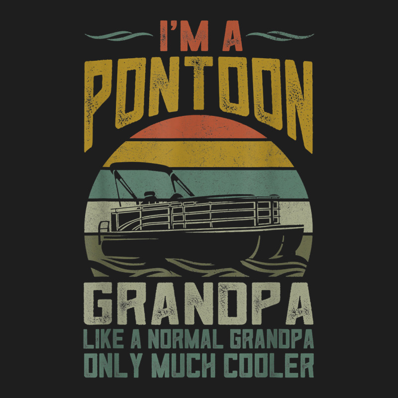 Mens Pontoon Boat Grandpa Men Apparel Fathers Day Boating Captain T Sh Classic T-shirt | Artistshot