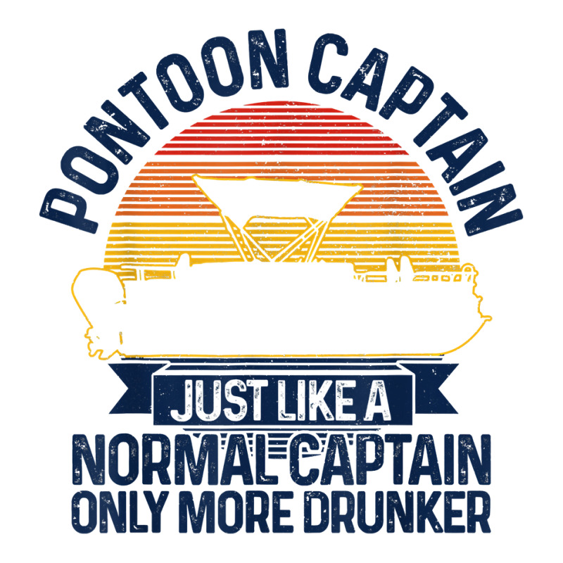 Mens Pontoon Captain Vintage Funny Pontoon Boat Boating Gift T Shirt Crewneck Sweatshirt | Artistshot