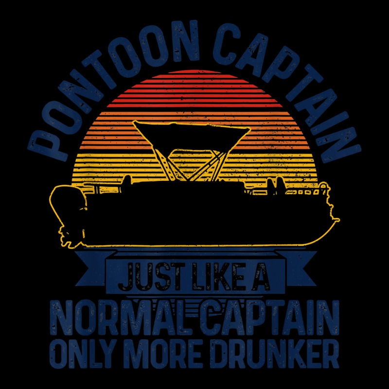 Mens Pontoon Captain Vintage Funny Pontoon Boat Boating Gift T Shirt Unisex Jogger | Artistshot