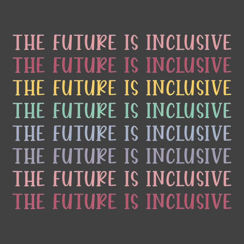 The Future Is Inclusive Autism Awareness Support Vintage T-shirt | Artistshot