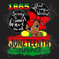 Black Girl Juneteenth 1865 Celebrate Indepedence Day Kids T-shirt | Artistshot