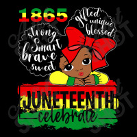 Black Girl Juneteenth 1865 Celebrate Indepedence Day Kids Men's 3/4 Sleeve Pajama Set | Artistshot