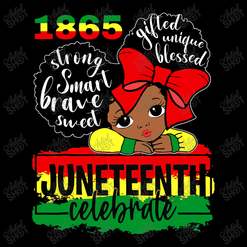 Black Girl Juneteenth 1865 Celebrate Indepedence Day Kids Fleece Short by nhan0105 | Artistshot