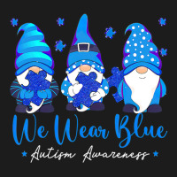 We Wear Blue Autism Awareness Gnomes Hoodie & Jogger Set | Artistshot