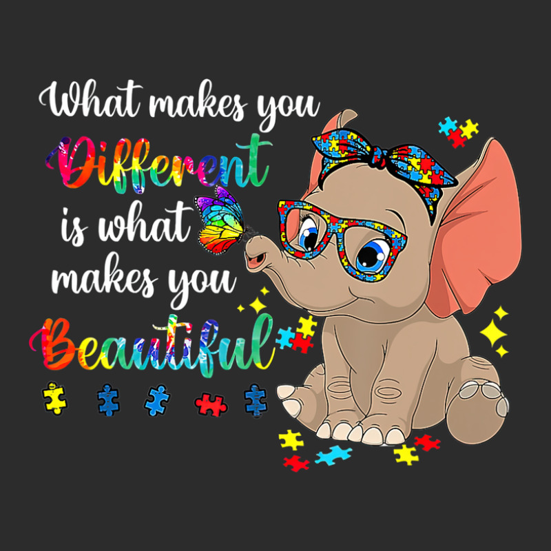 What Makes You Different Autism Awareness Month Elephant Mom Exclusive T-shirt | Artistshot