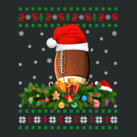 Football American Football Sports Lover Xmas Ugly Rugby Christmas 177  Women's Triblend Scoop T-shirt | Artistshot