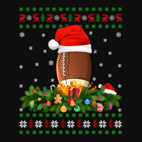 Football American Football Sports Lover Xmas Ugly Rugby Christmas 177  Crop Top | Artistshot