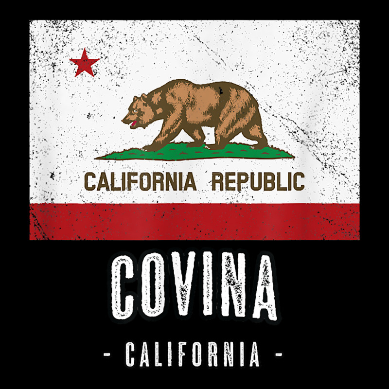 Covina   California  Cali City Souvenir   Ca Flag Top T Shirt Long Sleeve Shirts | Artistshot