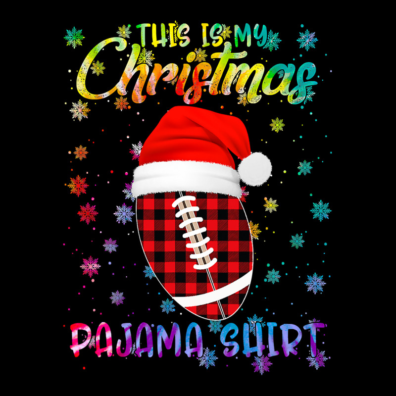 Football This Is My Christmas Pajama Football Xmas Boys Men 384 Maternity Scoop Neck T-shirt by golferu | Artistshot