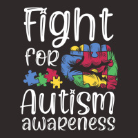 Fight For Autism Awareness World Autism Awareness Day Racerback Tank | Artistshot