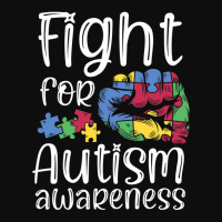 Fight For Autism Awareness World Autism Awareness Day Crop Top | Artistshot