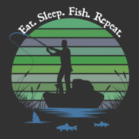 Father's Day Fishing Casting Silouette Eat Sleep Fish Sweatshirt Baby Bodysuit | Artistshot