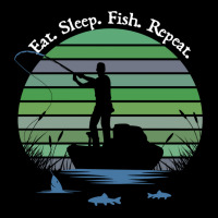 Father's Day Fishing Casting Silouette Eat Sleep Fish Sweatshirt Unisex Jogger | Artistshot