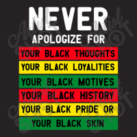 Juneteenth Black Pride Never Apologize For Your Blackness Vintage Cap | Artistshot