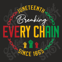 Juneteenth Breaking Every Chain Since 1865 Black Freedom Ladies Fitted T-shirt | Artistshot