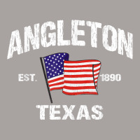 Angleton Texas Tx Usa Stars & Stripes Vintage Style Racerback Tank | Artistshot