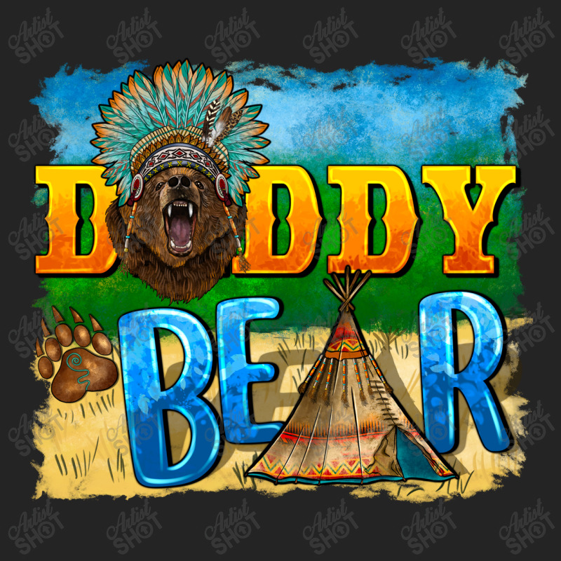 Daddy Bear Native 3/4 Sleeve Shirt by BarkalooDesign | Artistshot