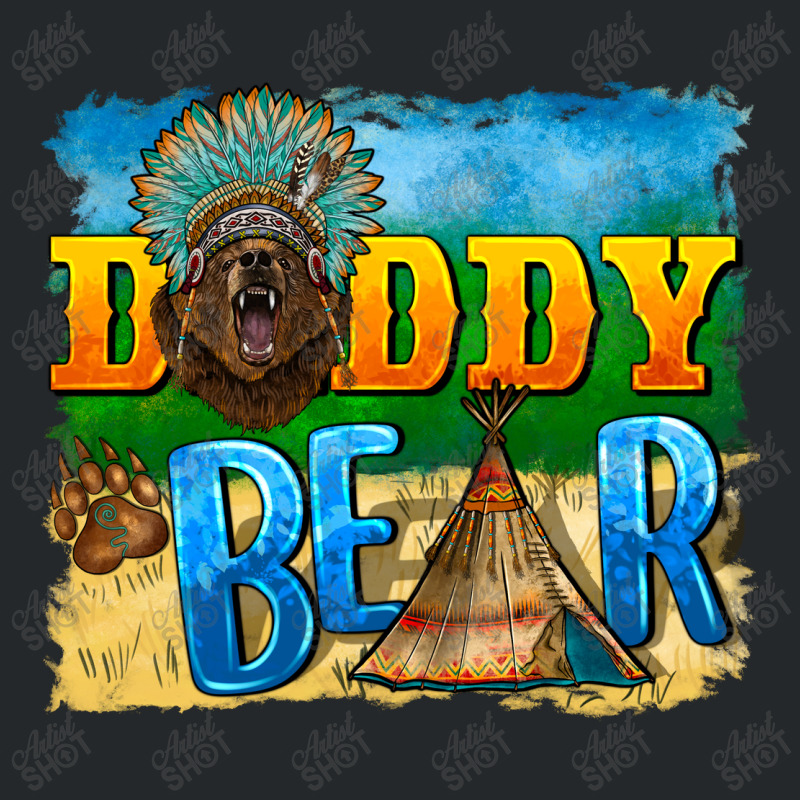 Daddy Bear Native Crewneck Sweatshirt by BarkalooDesign | Artistshot