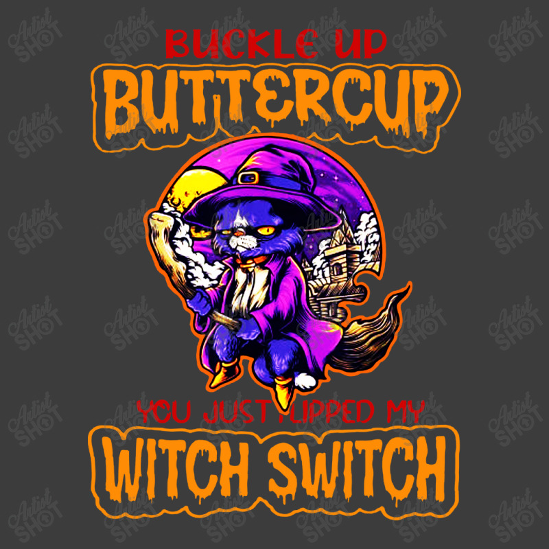 Cat Buckle Up You Just Flipped My Witch Switch Men's Polo Shirt | Artistshot