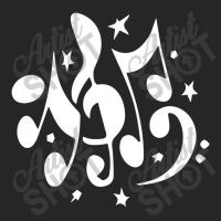 Music Notes Ladies Fitted T-shirt | Artistshot