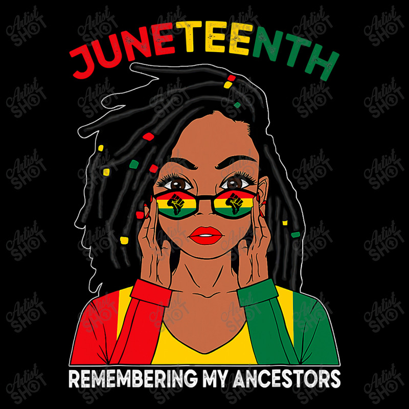 Loc'd Hair Black Woman Remebering My Ancestors Juneteenth Adjustable Cap by nhan0105 | Artistshot