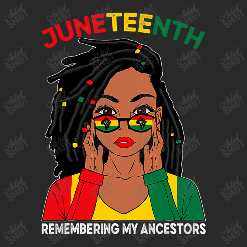 Loc'd Hair Black Woman Remebering My Ancestors Juneteenth Printed hat by nhan0105 | Artistshot