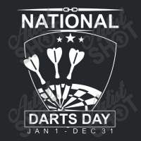 National Darts Day Funny Crewneck Sweatshirt | Artistshot