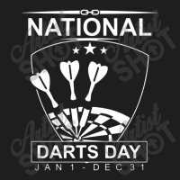 National Darts Day Funny Classic T-shirt | Artistshot