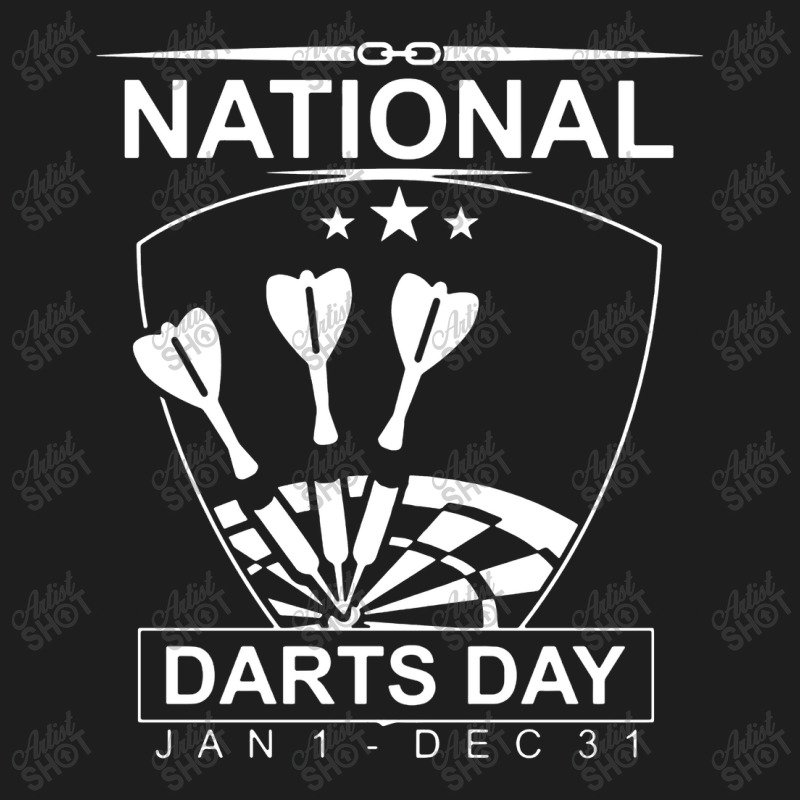 National Darts Day Funny Classic T-shirt by blakblakan13 | Artistshot