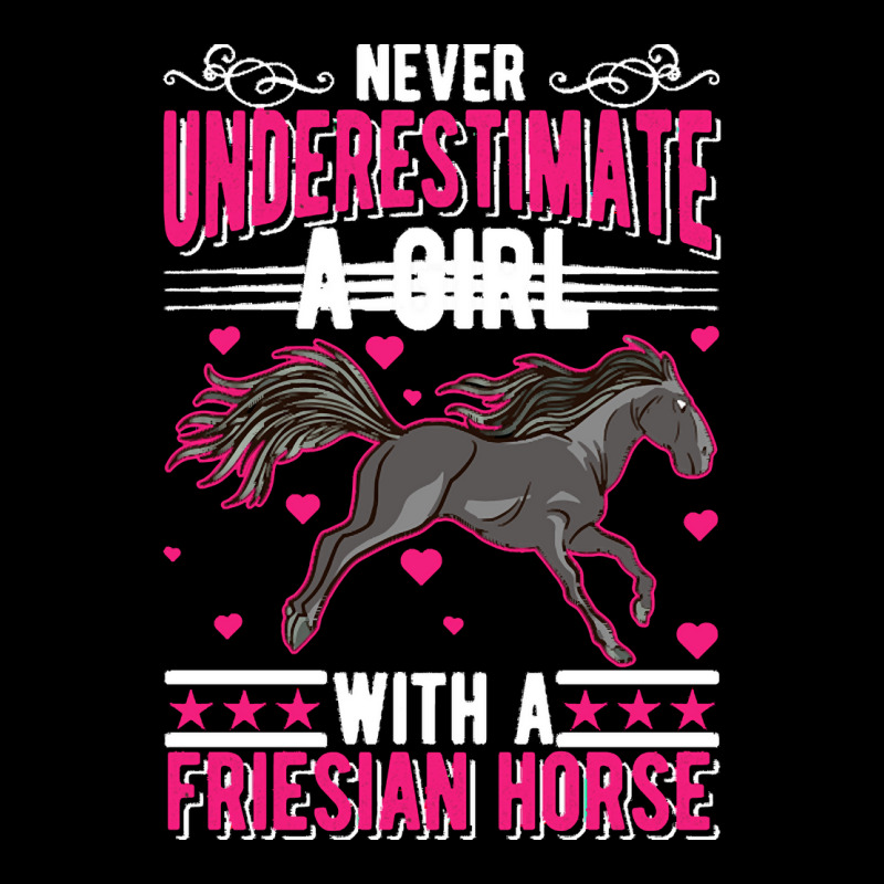 Friesian Horse  Shirt Friesian Horse Girl   783 Zipper Hoodie | Artistshot