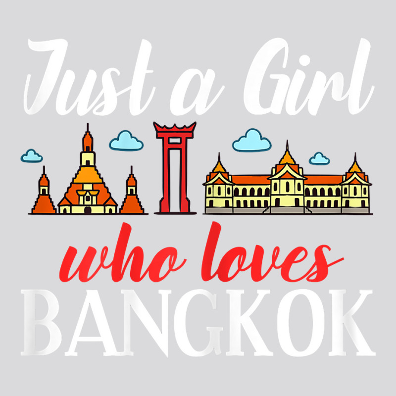 Bangkok Thailand City Trip Skyline Map Women's Triblend Scoop T-shirt by PhoebeHaggett | Artistshot