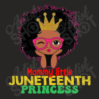 Mommy Little Juneteenth Princess Celebrate 19th Black Girl Ladies Fitted T-shirt | Artistshot