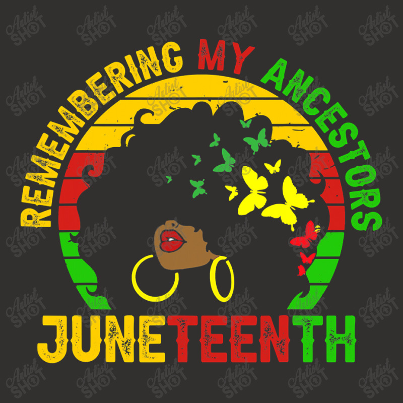 Remembering My Ancestors Juneteenth Black Freedom 1865 Gift Champion Hoodie by nhan0105 | Artistshot