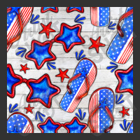 4th Of July Flip Flops Seamless Pattern Baby Bodysuit | Artistshot