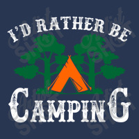 I'd Rather Be Camping Ladies Denim Jacket | Artistshot