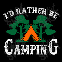 I'd Rather Be Camping Women's V-neck T-shirt | Artistshot